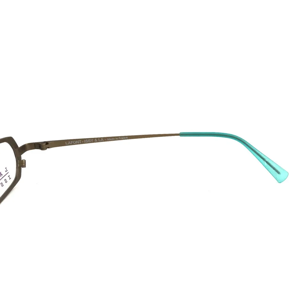 Lafont Issy & La Petite Eyeglasses Frames CENTURI 497 Matte Gold Teal 47-17-135